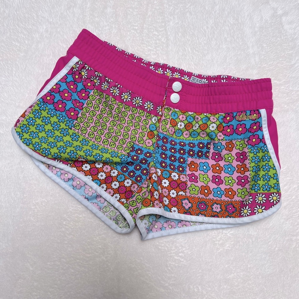 Girls Billabong Billie Girls retro floral print board shorts